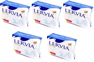 Lervia Milk Soap Pack of 5(5 x 75 g)