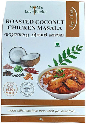 mom's lovepacks Roasted Coconut Chicken Masala / Varutharacha Chicken Masala 100 g (Pack Of 1)(100 g)