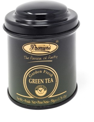 Premiers Pure Darjeeling Green Tea | 25 Cups | 50 Grams | Garden Fresh | Loose Leaf Tea Unflavoured Green Tea Tin(50 g)