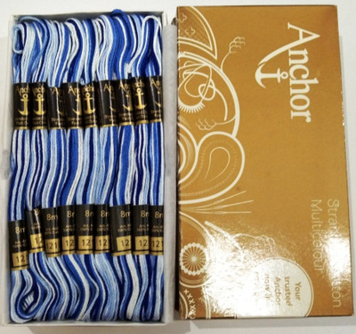 ANCHOR multi colour Thread(8 m Pack of25)