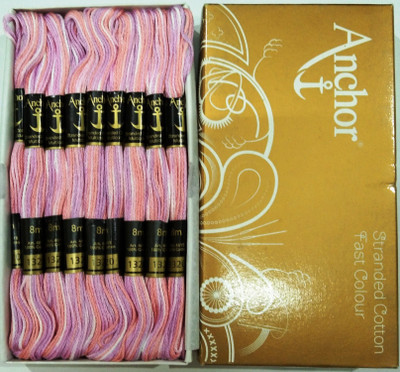 ANCHOR MULTI COLOUR Thread(8 m Pack of25)
