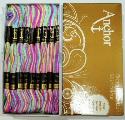 ANCHOR MULTI COLOUR Thread(8 m Pack of25)