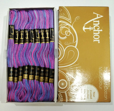 ANCHOR MULTI COLOUR Thread(8 m Pack of25)