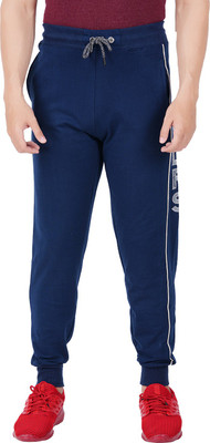 ND FASHION STYLES Solid Men Dark Blue Track Pants