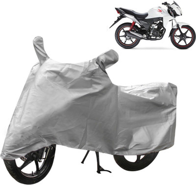 AutoRetail Two Wheeler Cover for Honda(CB Twister, Silver)