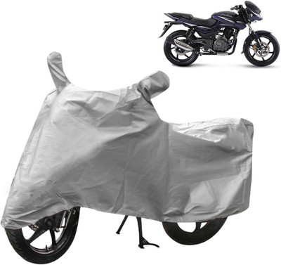 THE REAL ARV Two Wheeler Cover for Bajaj(Pulsar 180 DTS-i, Silver)