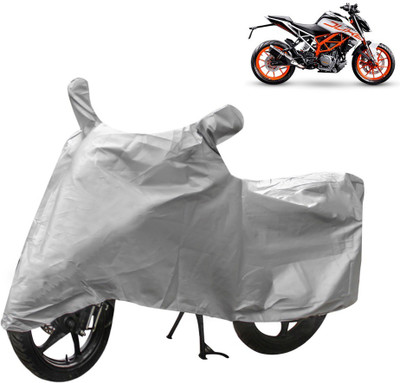 APNEK Waterproof Two Wheeler Cover for KTM(Duke 390, Silver)