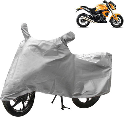 AutoRetail Two Wheeler Cover for Mahindra(Mojo, Silver)