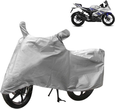 APNEK Waterproof Two Wheeler Cover for Yamaha(R15, Silver)