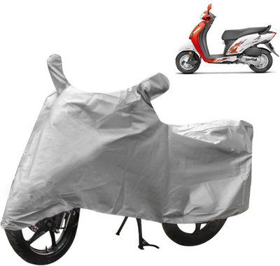 THE REAL ARV Two Wheeler Cover for Honda(Activa i, Silver)