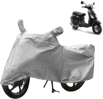 APNEK Waterproof Two Wheeler Cover for Vespa(Vespa LX, Silver)