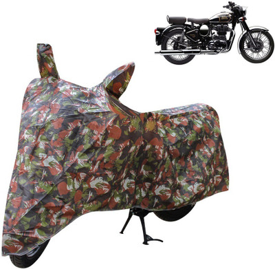 APNEK Waterproof Two Wheeler Cover for Royal Enfield(Classic Chrome, Multicolor)