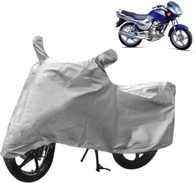 THE REAL ARV Two Wheeler Cover for TVS(Victor GLX, Silver)
