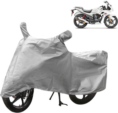 THE REAL ARV Waterproof Two Wheeler Cover for Hero(Karizma, Silver)