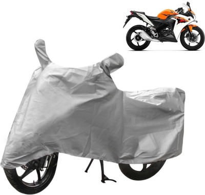 AutoRetail Two Wheeler Cover for Honda(CBR 150R, Silver)