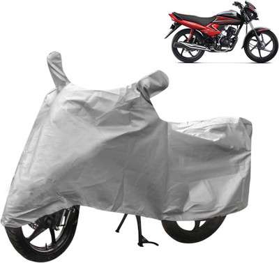 THE REAL ARV Two Wheeler Cover for Honda(Dream Yuga, Silver)