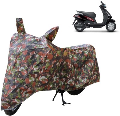 AutoRetail Two Wheeler Cover for Suzuki(Swish, Multicolor)