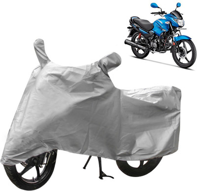 THE REAL ARV Two Wheeler Cover for Hero(Glamour FI, Silver)