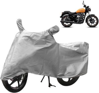 THE REAL ARV Two Wheeler Cover for Royal Enfield(Thunderbird 500, Silver)