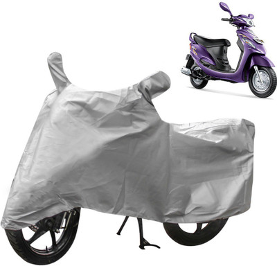 THE REAL ARV Two Wheeler Cover for Mahindra(Rodeo RZ, Silver)