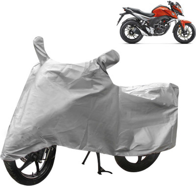 APNEK Waterproof Two Wheeler Cover for Honda(CB Hornet 160, Silver)