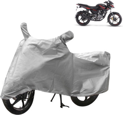 Gavya Two Wheeler Cover for Bajaj(Pulsar 135 LS DTS-i, Silver)
