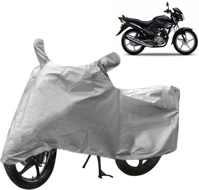 THE REAL ARV Two Wheeler Cover for Yamaha(YBR 125, Silver)