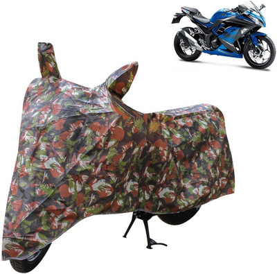 AutoRetail Two Wheeler Cover for Kawasaki(Ninja 300, Multicolor)