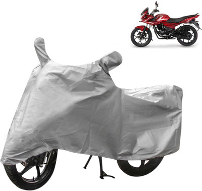 THE REAL ARV Two Wheeler Cover for Bajaj(Discover 150 f, Silver)