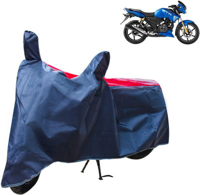 THE REAL ARV Two Wheeler Cover for TVS(Apache RTR 180, Red, Blue)