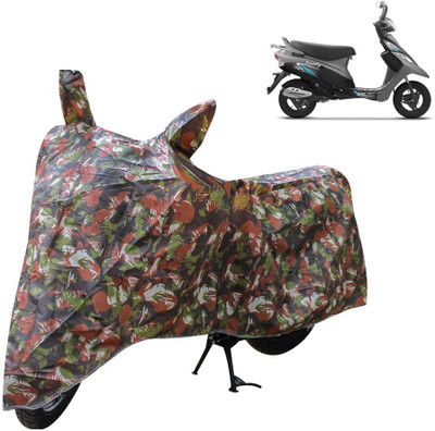 AutoRetail Two Wheeler Cover for TVS(Scooty Pep+, Multicolor)