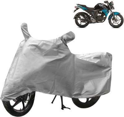 THE REAL ARV Two Wheeler Cover for Yamaha(FZ-S, Silver)