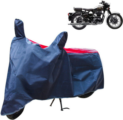 THE REAL ARV Two Wheeler Cover for Royal Enfield(Classic Chrome, Red, Blue)