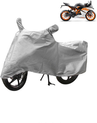 THE REAL ARV Two Wheeler Cover for KTM(RC 200, Silver)