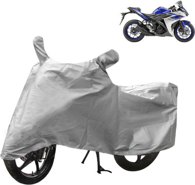 AutoRetail Two Wheeler Cover for Yamaha(YZF R3, Silver)