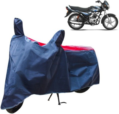 AutoRetail Two Wheeler Cover for Bajaj(CT100, Red, Blue)