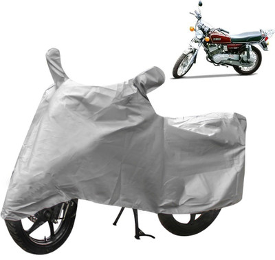 THE REAL ARV Two Wheeler Cover for Yamaha(RX 100, Silver)