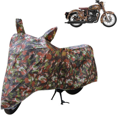 APNEK Waterproof Two Wheeler Cover for Royal Enfield(Classic 500, Multicolor)