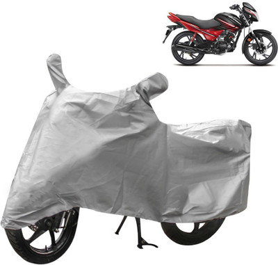 THE REAL ARV Two Wheeler Cover for Hero(Glamour, Silver)