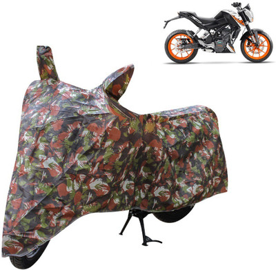 AutoRetail Two Wheeler Cover for KTM(Duke 200, Multicolor)