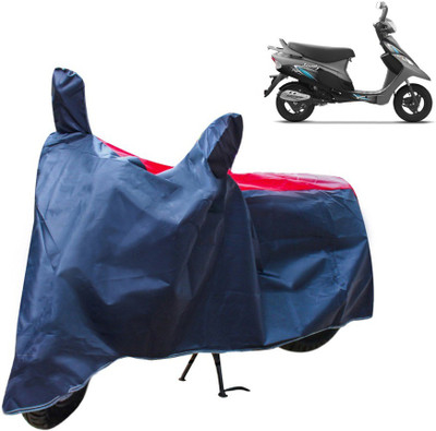 AutoRetail Two Wheeler Cover for TVS(Scooty Pep+, Red, Blue)