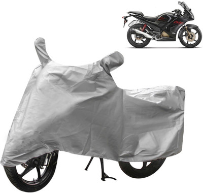 THE REAL ARV Two Wheeler Cover for Hero(Karizma ZMR, Silver)