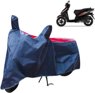 AutoRetail Two Wheeler Cover for TVS(Wego, Red, Blue)