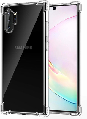 DSCASE Back Cover for Samsung Galaxy Note 10 Plus(Transparent, Shock Proof, Silicon, Pack of: 1)