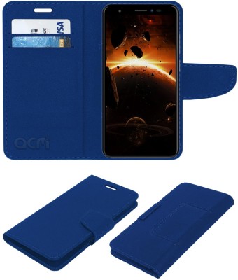 ACM Flip Cover for Lava Z91e(Blue, Cases with Holder, Pack of: 1)