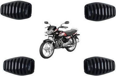 Speedtail HF Deluxe bike indicator Grill Set of -4 Bike Headlight Grill(Black) Flipkart
