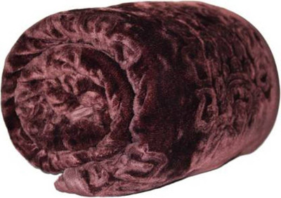Mudit crafts Self Design Double Swaddling Baby Blanket for  AC Room(Muslin, Brown)