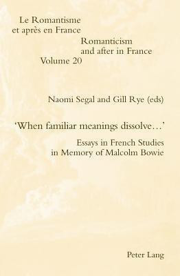 'When familiar meanings dissolve...'(English, Paperback, unknown)