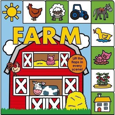 Lift-The-Flap Tab: Farm(English, Board book, Priddy Roger)