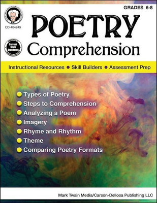 Poetry Comprehension, Grades 6 - 8(English, Paperback, Cameron Schyrlet)